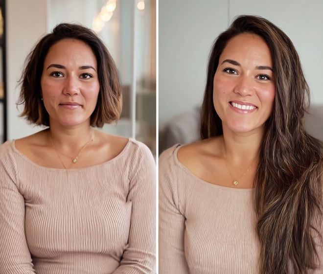 Est-ce que extensions de cheveux sur cheveux courts